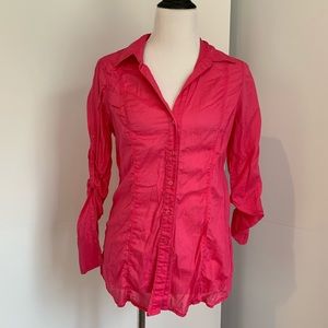EXPRESS- Hot pink  button down.